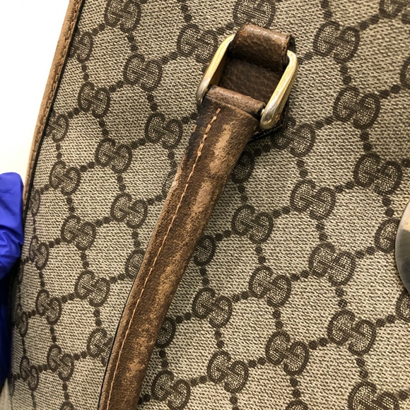 Gucci Beige and Brown vintage Tote Bag - Picture 9 of 15